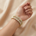 Mint Green Stone Bangle Set